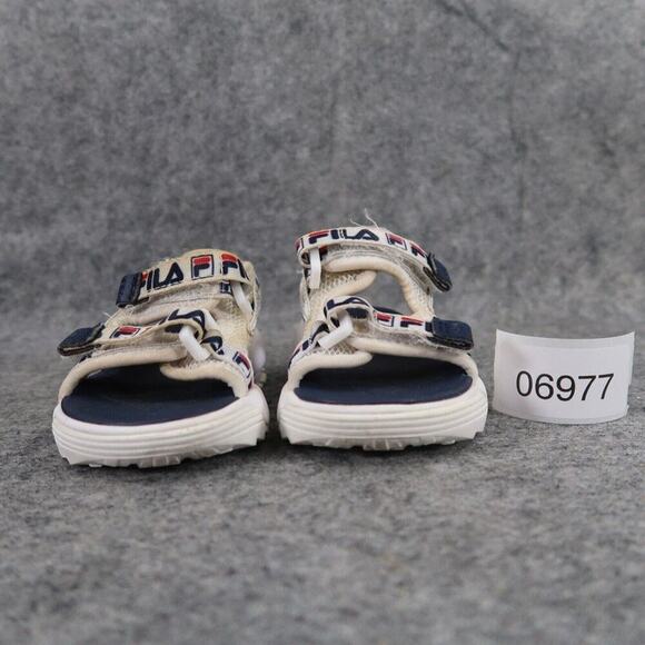 Fila Shoes Baby 5 Sandals Disruptor Strappy Logo Active Y2k 90s Toddler Sporty - Picture 3 of 12